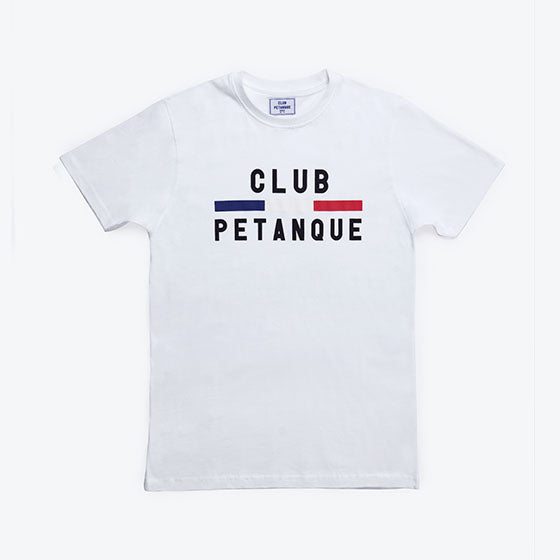 T-shirt Club Pétanque - Sport Détente - Blanc