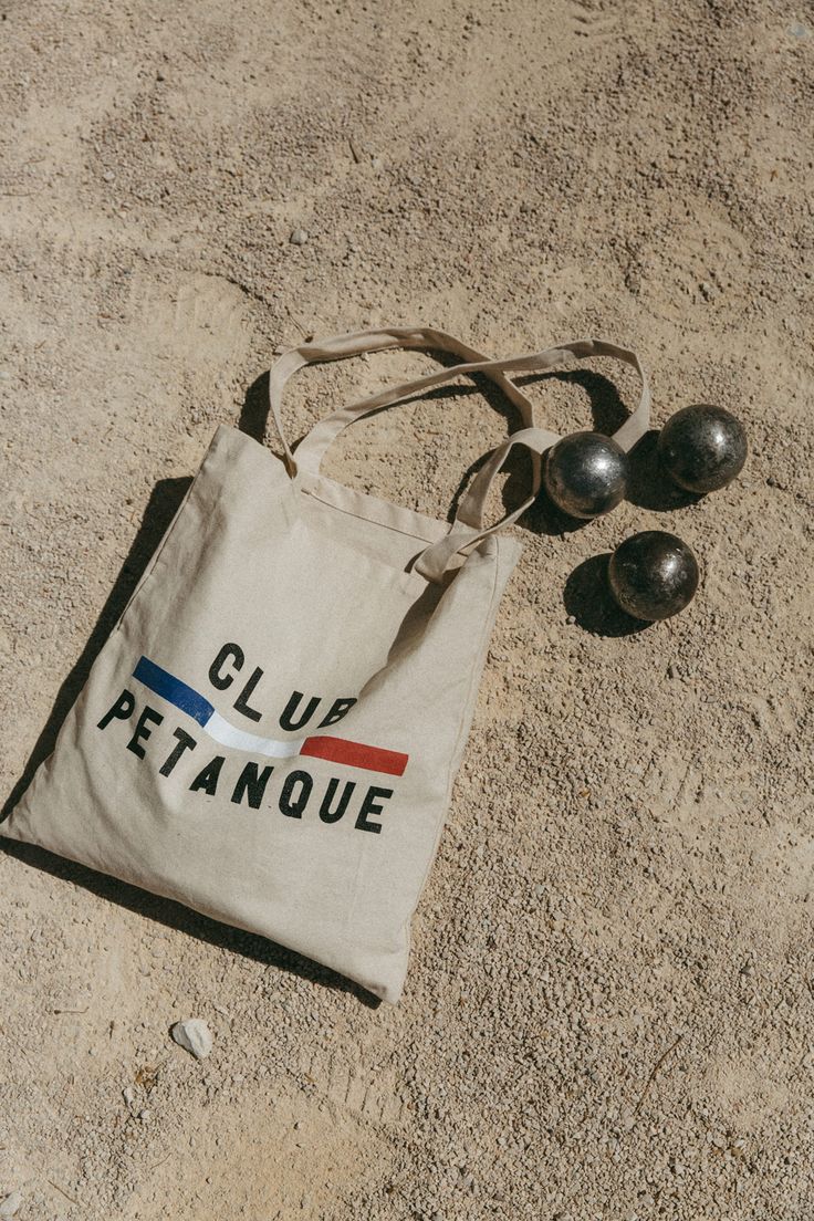 Tote bag Club Pétanque pour transporter ses boules de pétanque à Paris