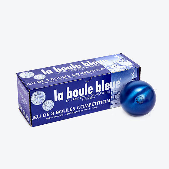 Boules de pétanque de compétition et triplettes