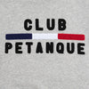 Sweat Club Pétanque - Sport Détente - Gris Chiné