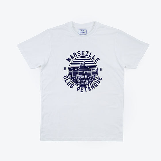T-shirt Marseille Club - Blanc